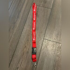 Red Champion Lanyard